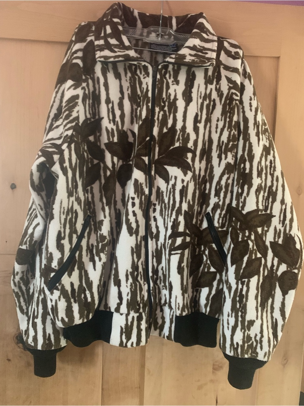 World Famous Skiing Lightweight Men’s Malden Mills Jacket in TreeBark Pattern